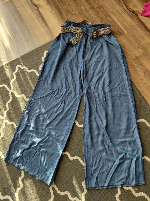 Spodnie nowe XL z paskiem