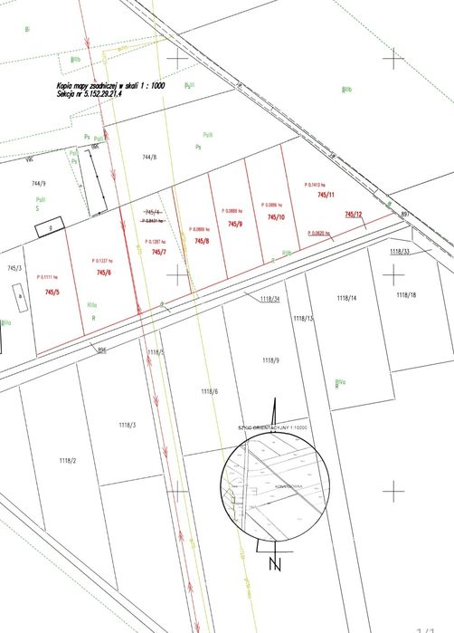 Działki budowlane Gołaczów/Chojnów