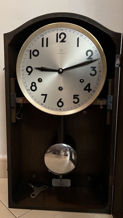 Relogio junghans vintage de parede
