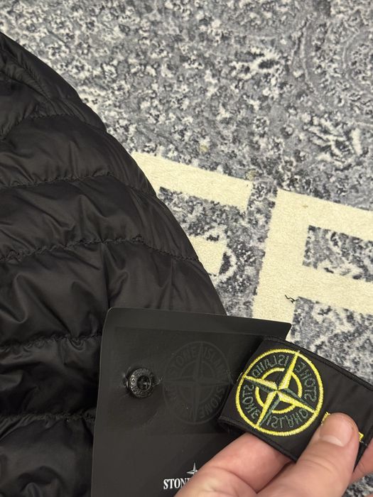 Микропуховик stone island garment dyed