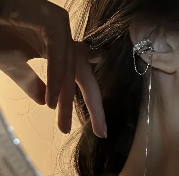 Каффа моносерьга клипса