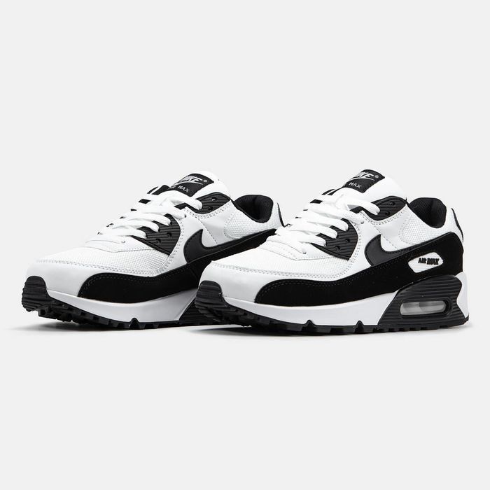 ФАВОРИТ! Nike Air Max 90 White/Black 40 41 42 43 44 45 найк аір мак