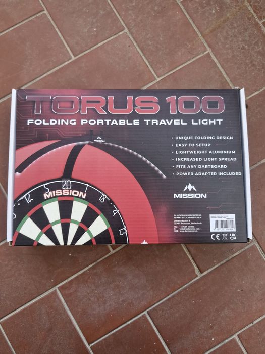 Mission Torus 100 - Iluminação para Alvo de Dardos (Novo)