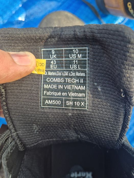 Buty meskie za kostkę dr martens 43 combs tech II AM 500 SH 10 X