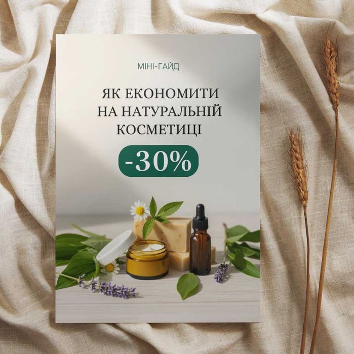 Міні-гайд: як економити до –30% на натуральній косметиці
