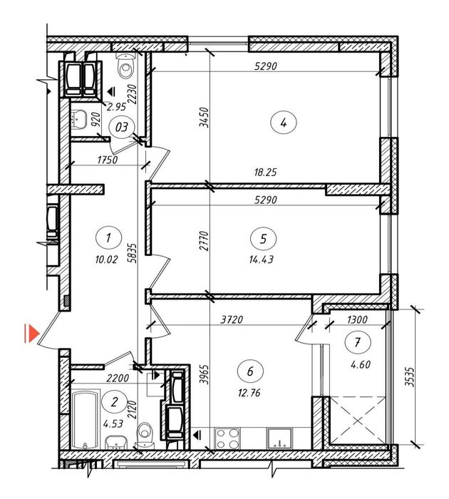 2-кімнатна квартира за адресою вул. Глибочицька (площа 68 м²) - Atlanta.ua - фото 12
