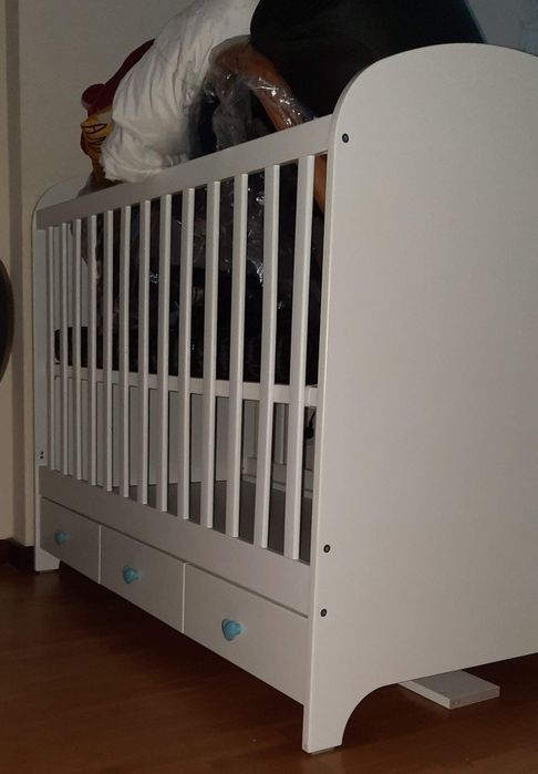 Berço GONATT da IKEA com colchão