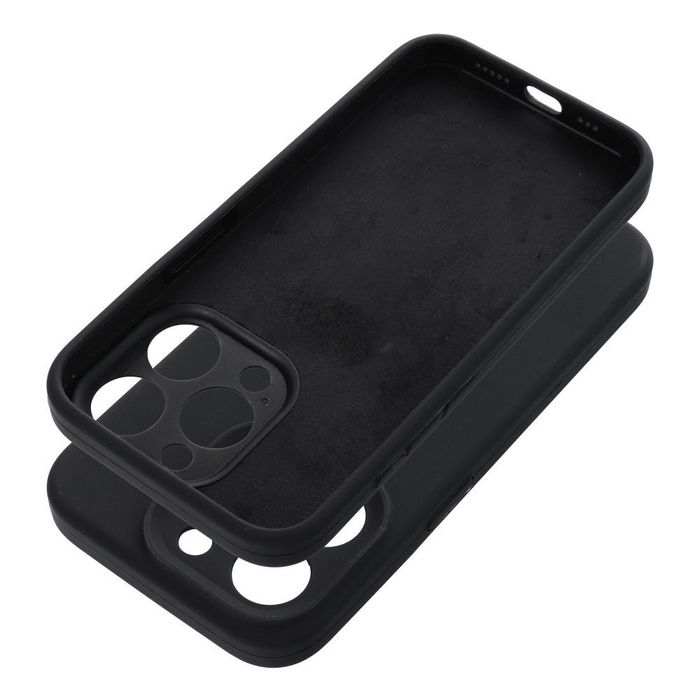 Etui na iPhone 18 Pro Max / 17 Pro Max Silicone 2mm (big hole) zgodne z MagSafe czarne