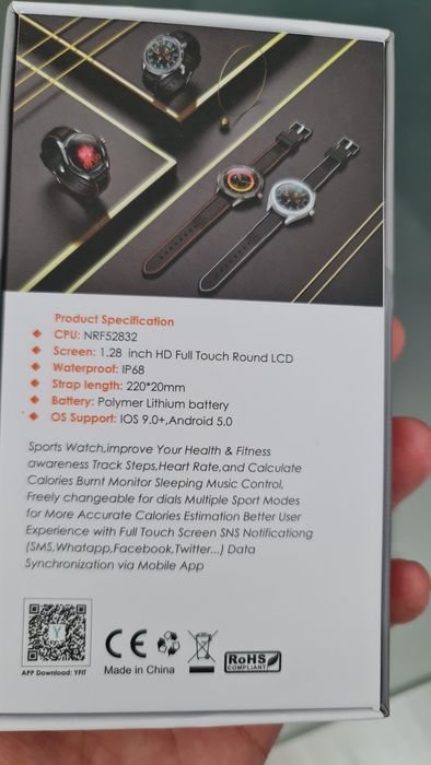 Smart watch relógio inteligente Gokoo NOVO garantia