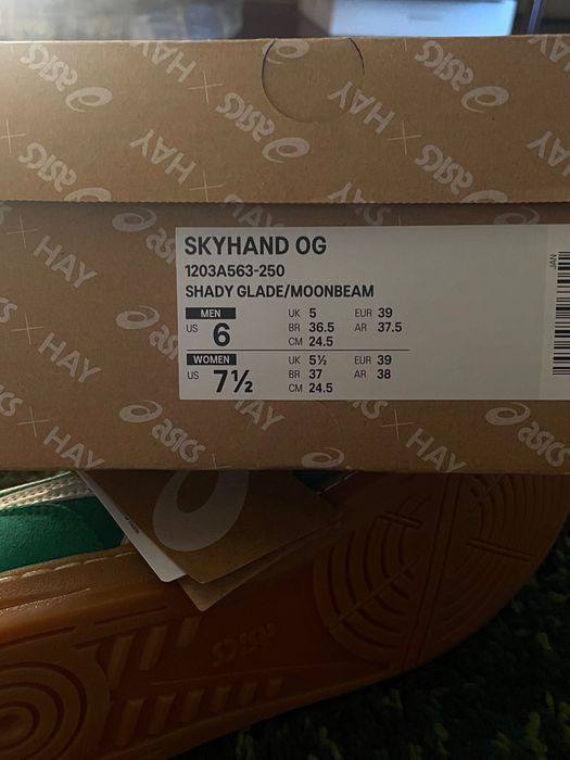 Asics Skyhand OG x HAY (Shady glade / Moonbeam)