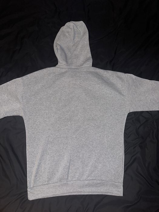 bluza szara zwykla basic hoodie drip moda