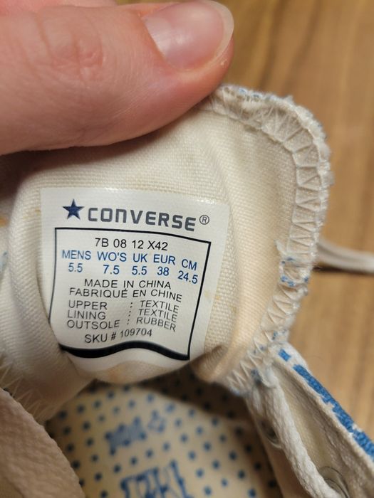 Trampki Converse rozmiar 38