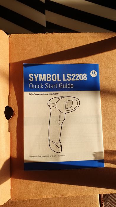 Czytnik kodów kreskowych motorola zebra symbol ls2208