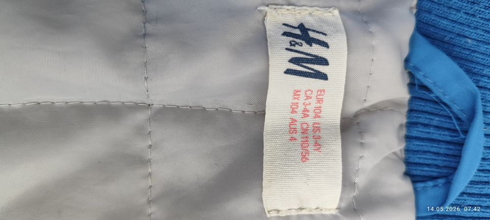 Kurtka bomberka dla chłopca rozm. 104 H&M