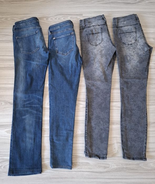 Jeansy spodnie Mango Benetton r 36 38 S