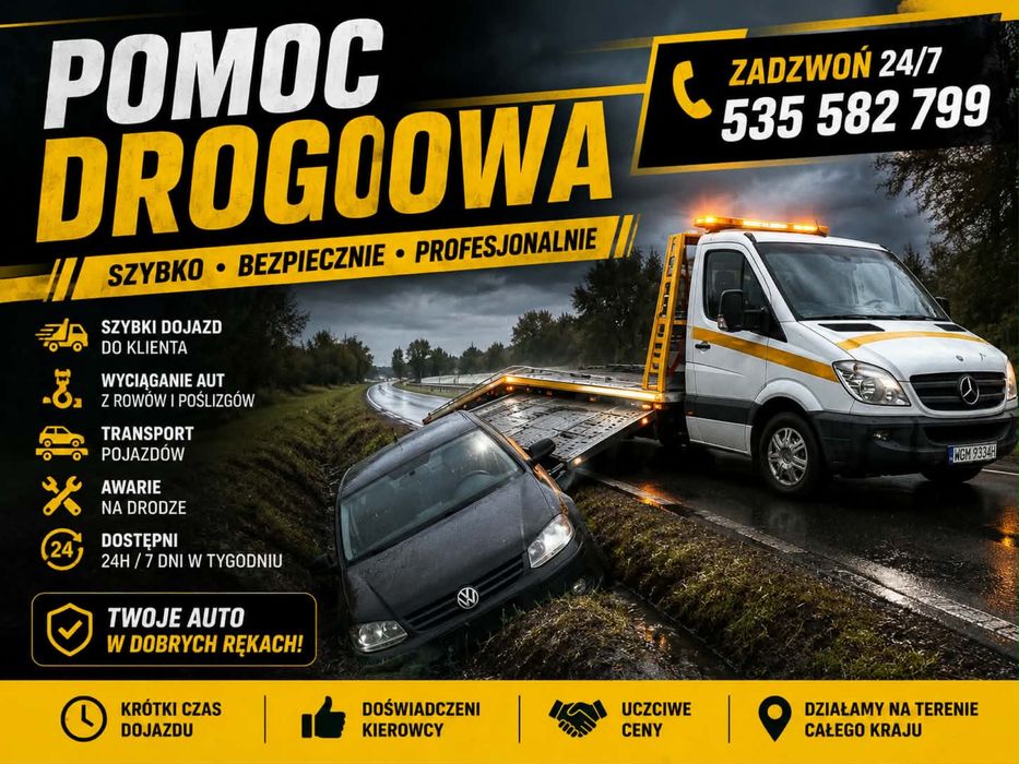 Auto laweta  pomoc drogowa 24h