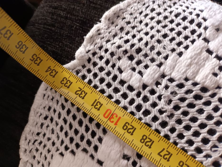 Toalha em renda de filé