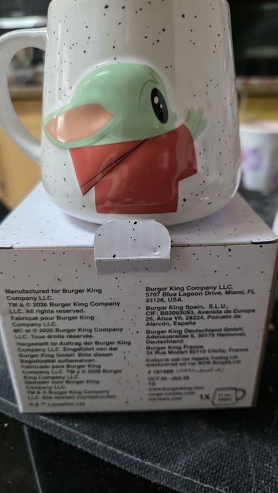 Caneca grogu burguer king