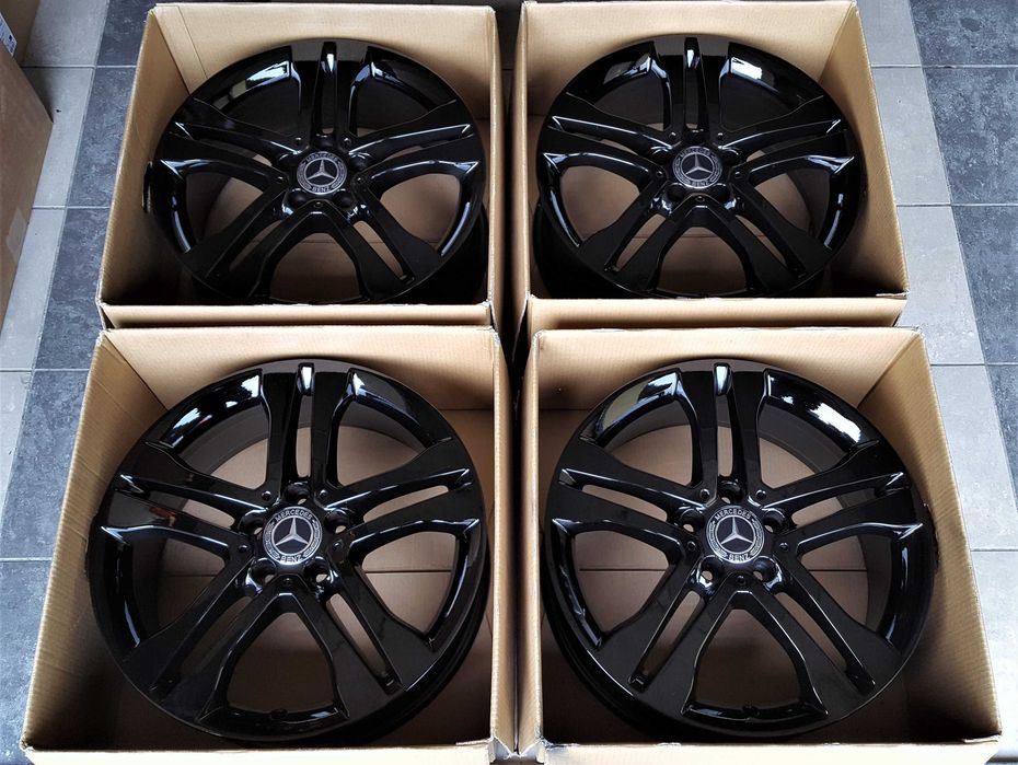 Alufelgi 18 Mercedes A B C CLA GLA ML V Vito Czarne ! 5x112 604#