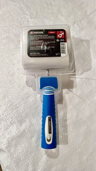 Набор валиков (6 шт+ручка) 100мм для лазури/краски, угловой PARKSIDE