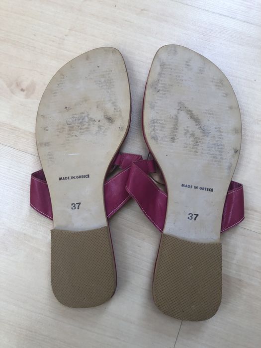 Sandały skórzane rozm 37