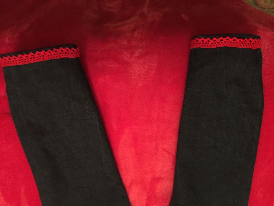 Jardineira tamanho 6 anos.