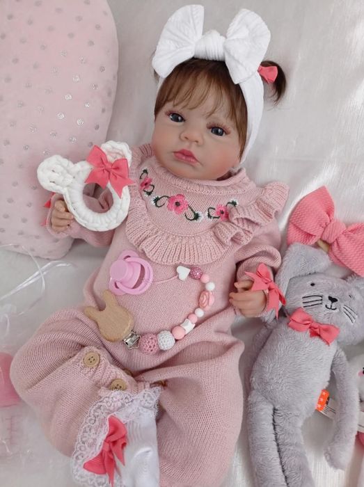 Lalka w typie Reborn z wyprawką prezent lala