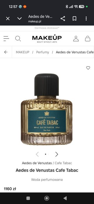 Perfumy  AEDES DE VENUSTAS  Cafe Tabac