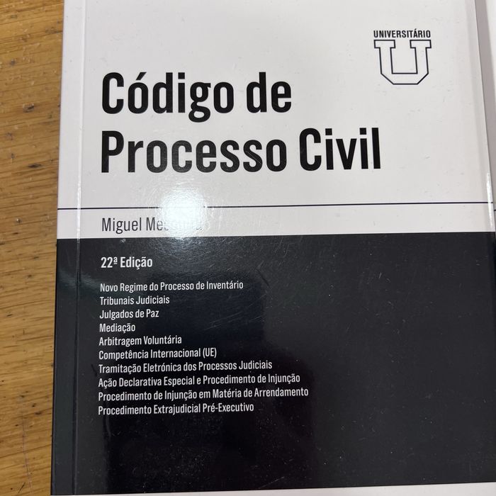 Livro Código de Processo Civil - Miguel Mesquita - NOVO