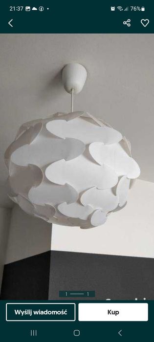 Lampa wisząca  ikea fillsta 2szt