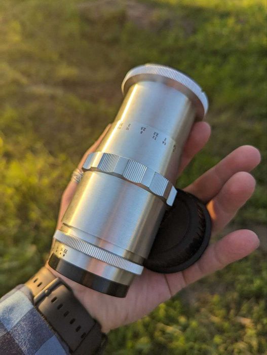 Carl Zeiss Jena Triotar 135/4  байонет Canon EF / Об'єктив / Боке