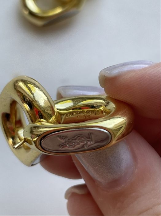 Серьги YSL, сережки YSL