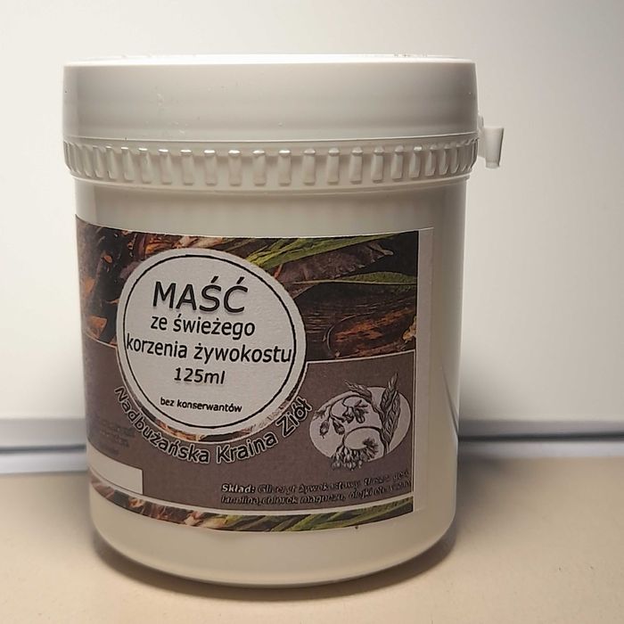 Maść ze świeżego korzenia żywokostu- 125 ml