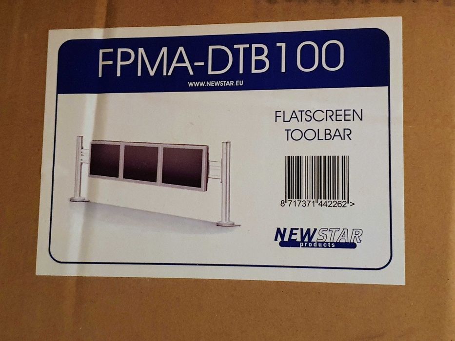 Uchwyt biurkowy / Listwa montażowa na 3 monitory Neomounts FPMA-DTB100