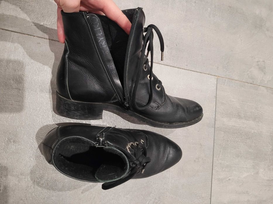 Damskie buty skórzane RYŁKO