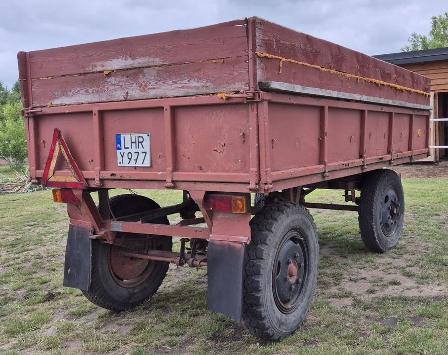 Przyczepa 3,5T Piława D44B autosan sanok sztywna rejestrowana