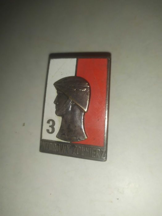 Значок/ знак армии Польши Wzorowy Zolnierz 3