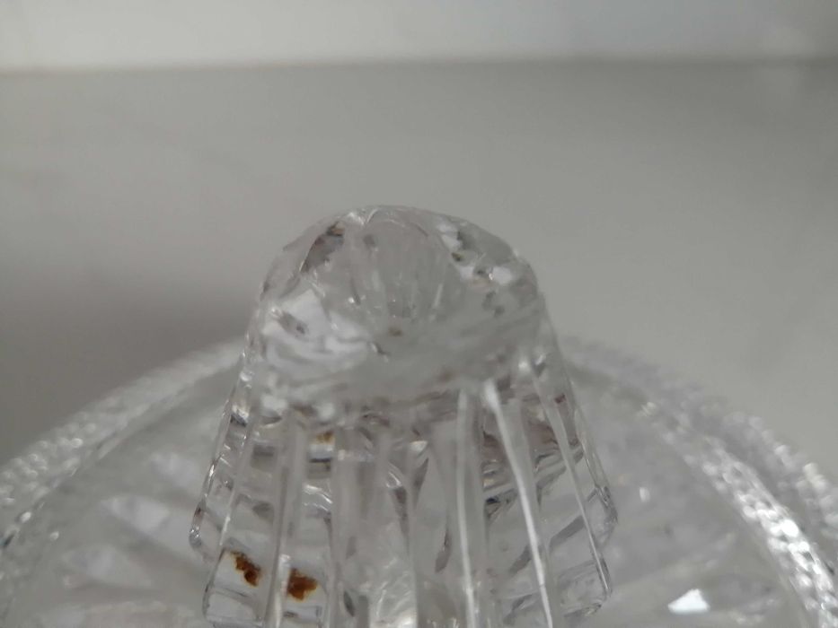 Vaso Floreira de cristal + Jara + Tampa (3 peças de Cristal)