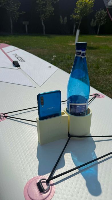 Cup Holder - Uchwyt na telefon i butelkę na supa