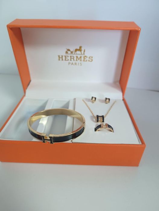 Damski zestaw biżuteria  Zegarek  Hermes