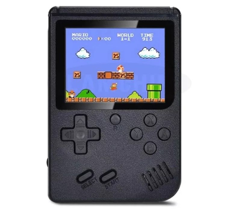 Consola para criança com 168 jogos  divertidos e bateria recarregável