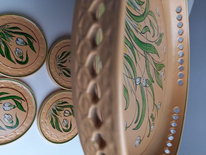 komplet kawowy Faianta Sighisoara