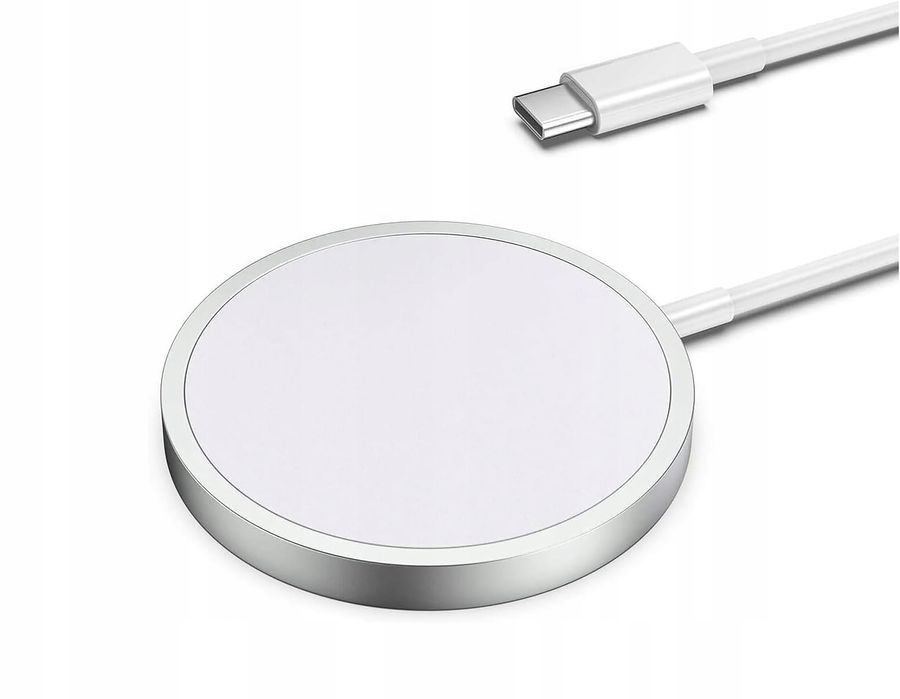 Ładowarka Indukcyjna Krainagsm K9A Do Apple Iphone Pro Max Biały