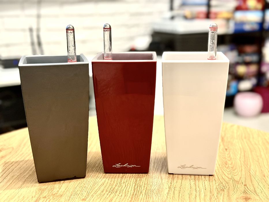 Sprzedam doniczki Lechuza Mini Cubi 8 × 8 cm