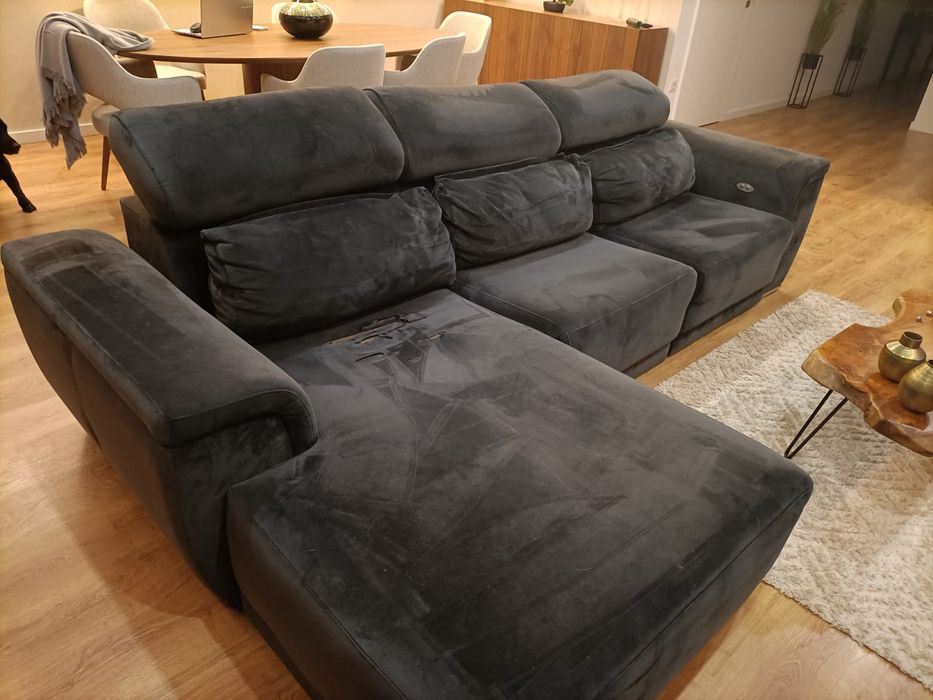 Sofá Extensível com chaise lounge