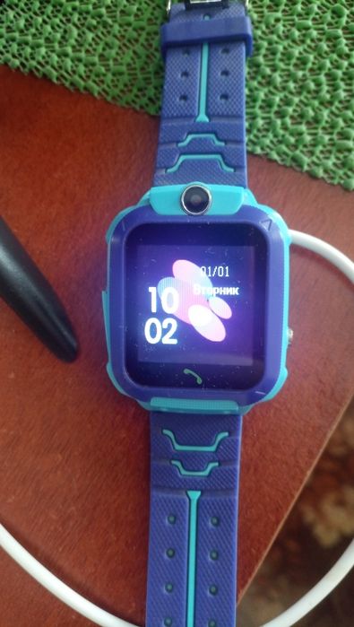 Дитячий смарт-годинник (Smart Watch) із GPS-трекером у яскравому синьо-блакитному дизайні — незамінний ґаджет для безпеки дитини та спокою батьків.