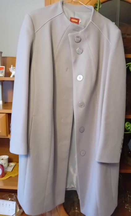 Płaszcz damski r 46 Stan idealny szary .