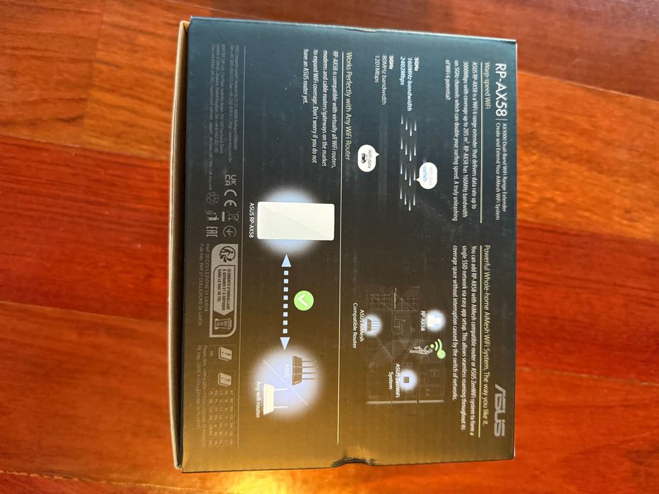 ASUS RP-AX58 WiFi 6 Range Extender – Like New64283889270145124