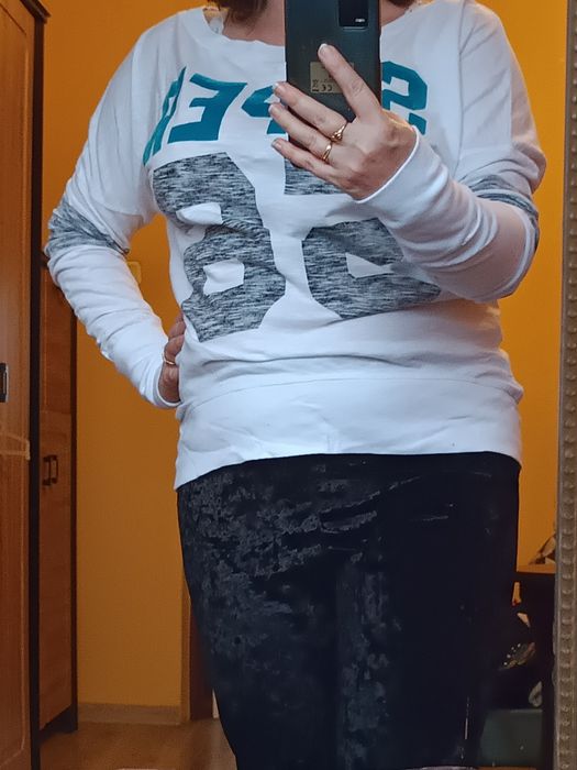 Bluza dwustronna oversize nowa L