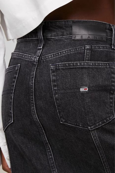 Жіночі джинсова міні/міді спідниця з розрізом 26 розмір S Tommy Hilfiger Jeans